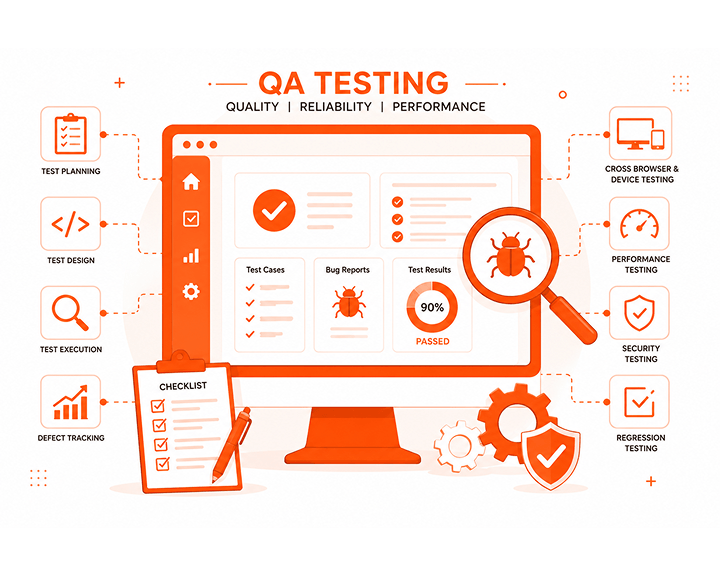 QA Testing Banner